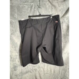 Genuine Dickies Mens Black Work Shorts Size 42 Utility Cargo Flat Front